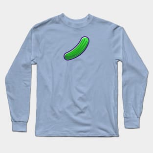 Cucumber vegetable Cartoon Long Sleeve T-Shirt